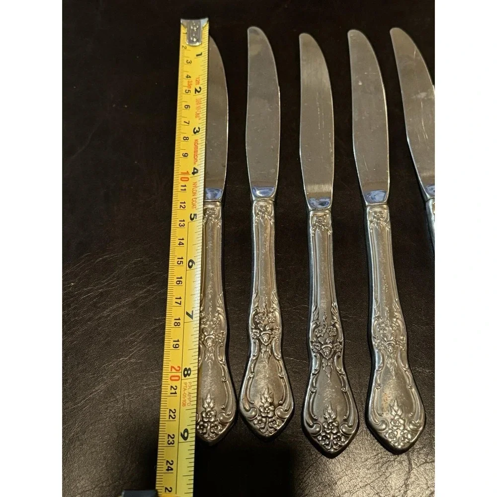 Oneida Kennett Square Distinction Deluxe HH‎ Stainless Dinner Knives Set Of 7